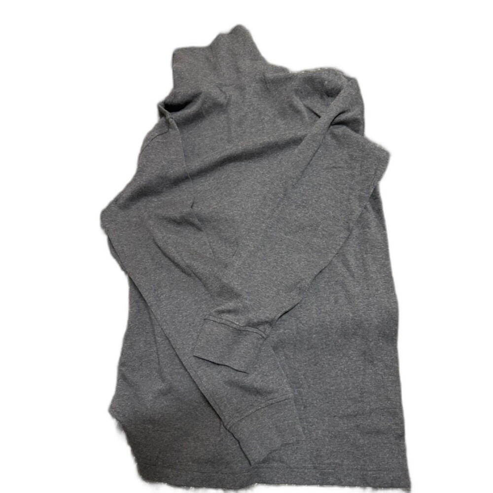 Lands' End Men's Charcoal Turtleneck Sweater